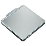 バッファロー USB2.0用 ポータブルDVDドライブ Wケーブル収納モデル メタリックシルバー DVSM-PCS58U2-SV