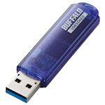 バッファロー USB3.0用 USBメモリー スタンダードモデル 64GB ブルー RUF3-C64G-BL