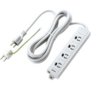 エレコム RoHS対応マグネット付抜けどめタップ T-ECOH3430NM