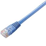 エレコム EU RoHS指令準拠 CAT5E対応 LANケーブル 1m/簡易パッケージ仕様(ブルー) LD-CT/BU1/RS