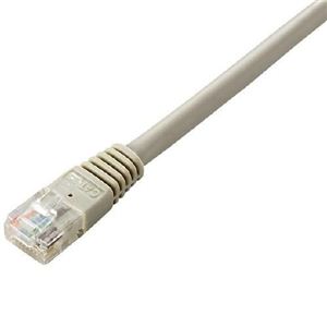 エレコム EU RoHS指令準拠 CAT5E対応 LANケーブル 2m/簡易パッケージ仕様(ライトグレー) LD-CT/LG2/RS