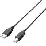 エレコム エコUSB2.0ケーブル/A-Bタイプ/エコ/1.5m/ブラック U2C-JB15BK