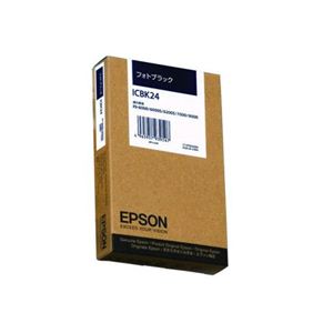 エプソン インクカートリッジ ICBK24(PX-6000等用/フォトブラック) ICBK24