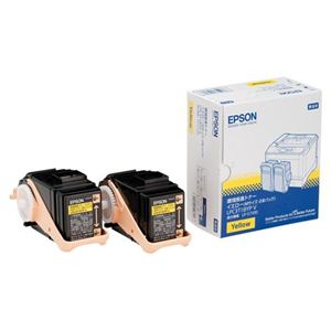 エプソン 環境推進トナー(V) LP-S7100用 イエロー2本パック (Mサイズ/6、500ページ×2) LPC3T18YPV