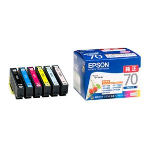 エプソン インクカートリッジ IC6CL70 (6色パック) IC6CL70