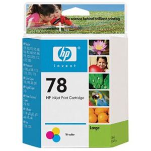 日本HP HP 78 プリントカートリッジ カラー C6578DA#003