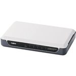 ロジテック Gigabit スイッチングHUB 8ポート/電源外付/プラスチックケース(ホワイト) LAN-GSW08/PH