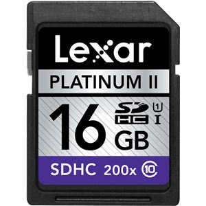 レキサー・メディア PlatinumII 200倍速 SDHC UHS-1カード Class10 32GB LSD32GBBJP200