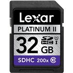 レキサー・メディア PlatinumII 200倍速 SDXC UHS-1カード Class10 64GB LSD64GBBJP200
