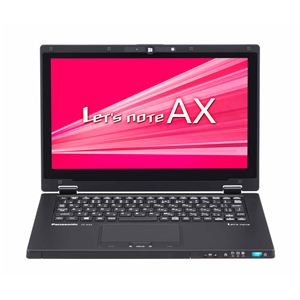パナソニック Let's note CF-AX2T 11.6HD/タッチパネル/コンパチブル.4G/i7-3537U(2.00ULV) /SSD128GB/WiMAX/BT/Win8 Pro/バッテリx2/節電対応ACアダプタ/チャージャー/OIU/シルバー CF-AX2TEQBR