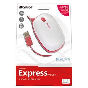 日本マイクロソフト Microsoft Express Mouse ハイビスカス レッド T2J-00006