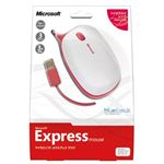 日本マイクロソフト Microsoft Express Mouse ハイビスカス レッド T2J-00006