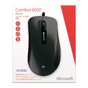 日本マイクロソフト Comfort Mouse 6000 S7J-00014