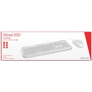 日本マイクロソフト Wired Desktop 600 ホワイト APB-00029