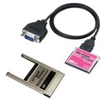ラトックシステム RS-232C CF Card+TypeII PC Card 変換アダプターセット REX-CF60ADP