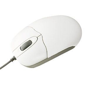 サンワサプライ PS/2対応 光学式マウス(ライトグレー) MA-85HP