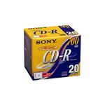 ソニー データ用追記型 CD-R 700MB(48倍速対応)20枚パック 20CDQ80DN