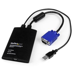 StarTech KVMコンソール USB 2.0 ラップトップアダプター　ファイル転送機能付き　KVM Console to Laptop USB 2.0 Crash Cart Adaper NOTECONS02