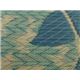 純国産/日本製 袋織 減農薬い草カーペット 『ラピス環良草』 ブルー 約140×200cm - 縮小画像3