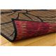 純国産/日本製 袋織い草カーペット 『なでしこ』 ブラック 江戸間4.5畳（約261×261cm） 抗菌＆防臭効果 - 縮小画像4