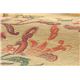 純国産/日本製 袋四重織い草カーペット 『雲龍』 ベージュ 約191×191cm - 縮小画像6