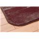 三菱レイヨン ルネス使用カーペット 『シルフィア』 ブラウン 185×185cm 正方形（吸湿発熱、抗菌防臭、消臭） - 縮小画像2