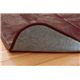 三菱レイヨン ルネス使用カーペット 『シルフィア』 ブラウン 185×185cm 正方形（吸湿発熱、抗菌防臭、消臭） - 縮小画像3