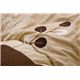 インド綿 こたつ厚掛け布団単品 『メイプル』 205×205cm - 縮小画像2
