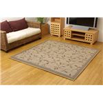 麻混カーペット 『FXプラード』 ブラウン 江戸間3畳 174×261cm(中材:ウレタン) 麻混カーペット 『FXプラード』 ブラウン 江戸間3畳 174×261cm(中材:ウレタン)