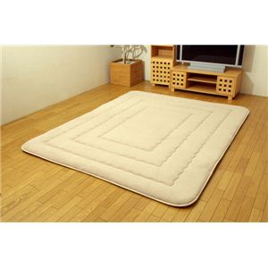 国産(日本製)固綿40mm使用 シープ調 ふっくら敷 『ロイヤルF敷』 ベージュ 190×240cm 長方形の詳細を見る 国産(日本製)固綿40mm使用 シープ調 ふっくら敷 『ロイヤルF敷』 ベージュ 190×240cm 長方形の詳細を見る
