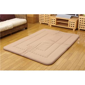 国産(日本製)固綿40mm使用 しじら生地 ふっくら敷 『平安F敷』 ベージュ 140×200cmの詳細を見る 国産(日本製)固綿40mm使用 しじら生地 ふっくら敷 『平安F敷』 ベージュ 140×200cmの詳細を見る