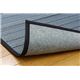 市松柄 い草ラグカーペット 『D×ニューモダン』 グレー 約200×250cm（裏：不織布） - 縮小画像4