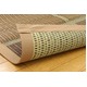純国産/日本製 い草ラグカーペット 『FUBUKI』 ブラウン 約191×191cm　正方形 - 縮小画像4