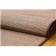 純国産/日本製 い草ラグカーペット 『Fソリッド』 ライトブラウン 約87×130cm（裏：ウレタン） - 縮小画像2