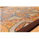 純国産/日本製 袋七重織い草マット 『万華鏡』 約95×150cm（裏：不織布） - 縮小画像2