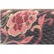純国産/日本製 袋三重織 い草ラグカーペット 『花ぼたん 総色段通』 約176×240cm - 縮小画像2