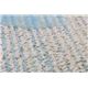 綿混タフトカーペット 『冷感リーフ』 ブルー 130×185cm（キシリトール加工） - 縮小画像3