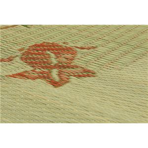 い草ラグカーペット 『D×丸金魚』 約191×191cm （裏：不織布）正方形