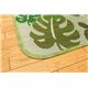 い草ラグカーペット 『D×サリー』 グリーン 約191×250cm （裏：不織布） - 縮小画像3
