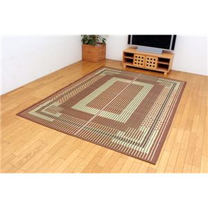 純国産/日本製 い草ラグカーペット 『Fスパーブ』 ブラウン 約191×300cm(裏:ウレタン)の詳細を見る 純国産/日本製 い草ラグカーペット 『Fスパーブ』 ブラウン 約191×300cm(裏:ウレタン)の詳細を見る