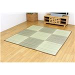 ウレタン8mm入り い草ラグカーペット 『FXライト』 ブラウン 約190×190cm