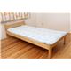 ガーゼ使用 ポコポコ調 敷パッド 『オーナメント』 ブルー ダブル 140×205cm 綿100%