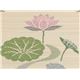 純国産/日本製 袋織 い草御前（仏前）座布団 『蓮の花』 約70×70cm - 縮小画像2