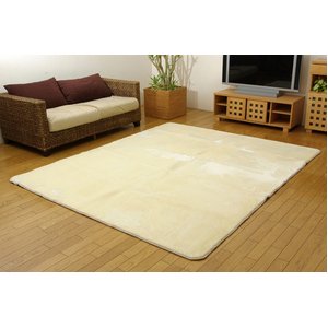 洗える ウォッシャブルラグカーペット 『WSウェンデル』 アイボリー 200×300cm