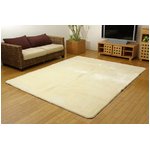 洗える ウォッシャブルラグカーペット 『WSウェンデル』 アイボリー 200×300cm
