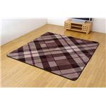 ボリュームタイプ ラグカーペット 『MAXフレック』 グレー 220×220cm（中材：ウレタン18mm）