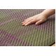 純国産/日本製 袋三重織 い草ラグカーペット 『Fボルケーノ』 グリーン 約191×191cm（裏：ウレタン） - 縮小画像2