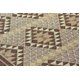純国産/日本製 袋三重織 い草ラグカーペット 『Fアンカラ』 ブラウン 約191×191cm（裏：ウレタン） - 縮小画像5
