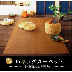 純国産/日本製 三重織 い草ラグカーペット 『Fモカ』 ブラウン 約191×191cm(裏:ウレタン)の詳細を見る 純国産/日本製 三重織 い草ラグカーペット 『Fモカ』 ブラウン 約191×191cm(裏:ウレタン)の詳細を見る