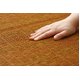 純国産/日本製 三重織 い草ラグカーペット 『Fモカ』 ブラウン 約191×191cm（裏：ウレタン） - 縮小画像4